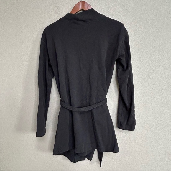 Anthropologie Daily Practice Women’s Cardigan Size XS Gray Belted Open Front - Picture 2 of 6